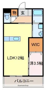 アーバンハウス琴芝Ⅰ【2階】の間取り