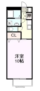 グレイスM【102号室】の間取り