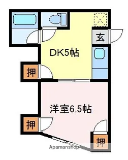 エースハイツ【303号室】の間取り
