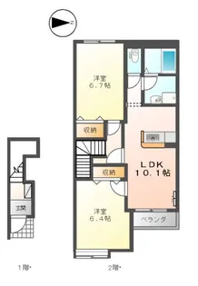 DIA CUORE【2階】の間取り