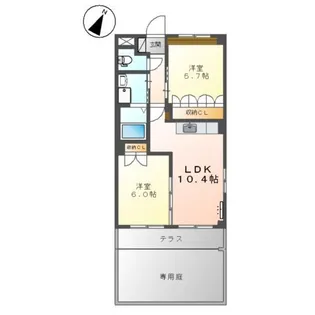 メサイア【1階】の間取り