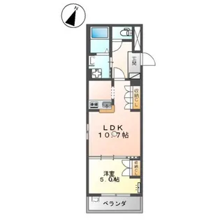ピュアステージ【203号室】の間取り