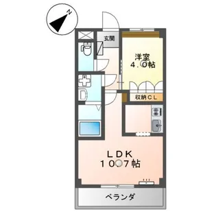 シルフィード【2階】の間取り