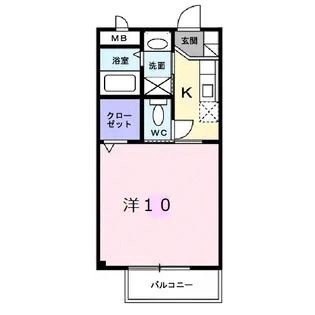 ベル ジュネス【1階】の間取り