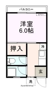 シェスタソラーレ2棟【201号室】の間取り