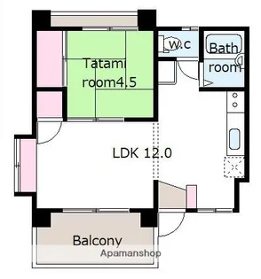 サンハイツマンション【303号室】の間取り