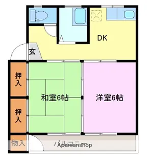 トキワ荘8【533号室】の間取り