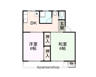 トキワ荘11【615号室】の間取り