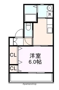 フラワーハウス新川【103号室】の間取り