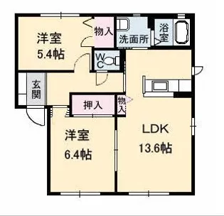 MYメゾン みらいえ A棟【2階】の間取り