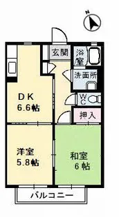 シャーメゾン西平原 B棟【2階】の間取り