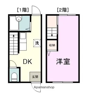 ヴィラめぐみⅢ【112号室】の間取り