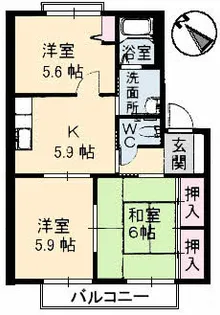 フレグランス床波ST【1階】の間取り