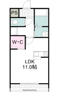 ハイマートJJ【202号室】の間取り