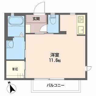 シャーメゾンHARUKA【203号室】の間取り