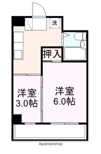 椎山マンション【106号室】の間取り