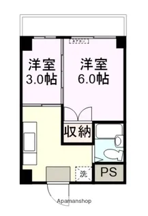 椎山マンション【107号室】の間取り