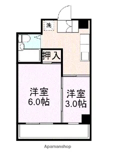 椎山マンション【207号室】の間取り