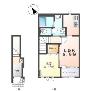 ARCOBALENO【2階】の間取り