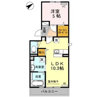 セジュール鵬舟Ⅴ【3階】の間取り