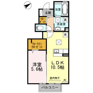 エトワール【1階】の間取り