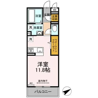 オーシエルメゾン【3階】の間取り