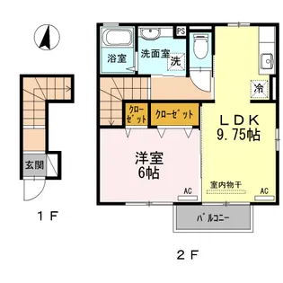 フローライト【2階】の間取り