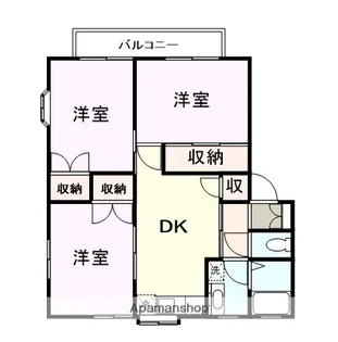 ポンディハイム【B302号室】の間取り