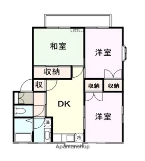 ポンディハイム【B201号室】の間取り