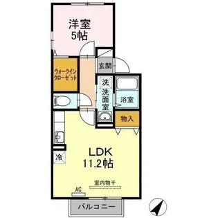 セジュール鵬舟ZII【2階】の間取り