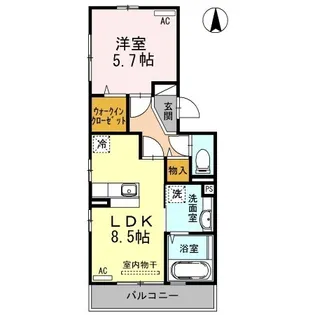 サンシティ【2階】の間取り