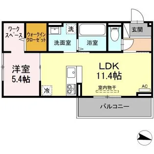 リヴェール【3階】の間取り