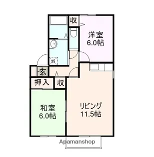 シャルマン【C101号室】の間取り