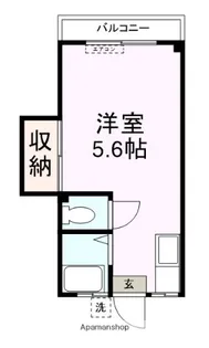 コーポヒラキ工学部 A棟【201号室】の間取り