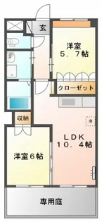 メサイア【1階】の間取り