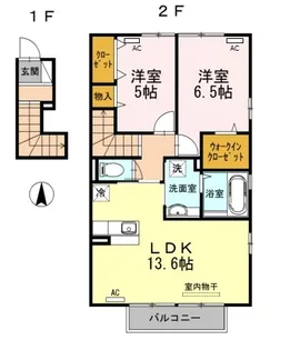 HIMIKOⅣ【2階】の間取り