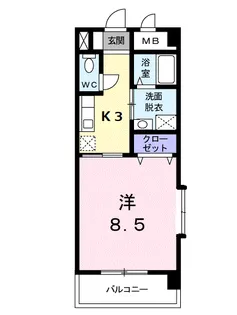 ローレル五反田【1階】の間取り