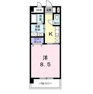ローレル五反田【2階】の間取り