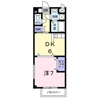パルテール・アイⅠ【2階】の間取り