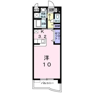 ラフレシール秋根【3階】の間取り
