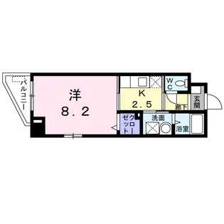 ローズガーデン【7階】の間取り