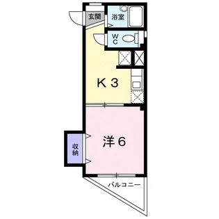 リトルコア【3階】の間取り