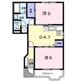 ラフィネ Y.M【1階】の間取り