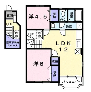 グリーン ノート N【2階】の間取り