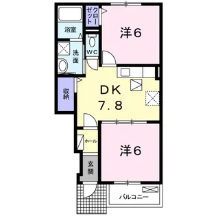 サンリットヒルⅡ【1階】の間取り