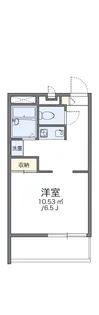 レオパレス長府東【305号室】の間取り