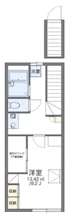 レオパレスかのん【202号室】の間取り