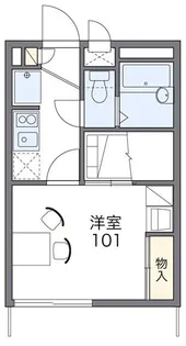 1Kの間取り画像
