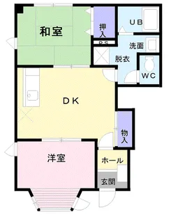 すみれ館Ⅲ【1階】の間取り