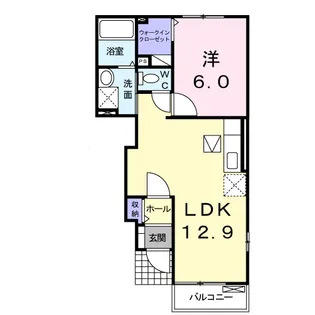 勇駿Ⅱ番館【1階】の間取り
